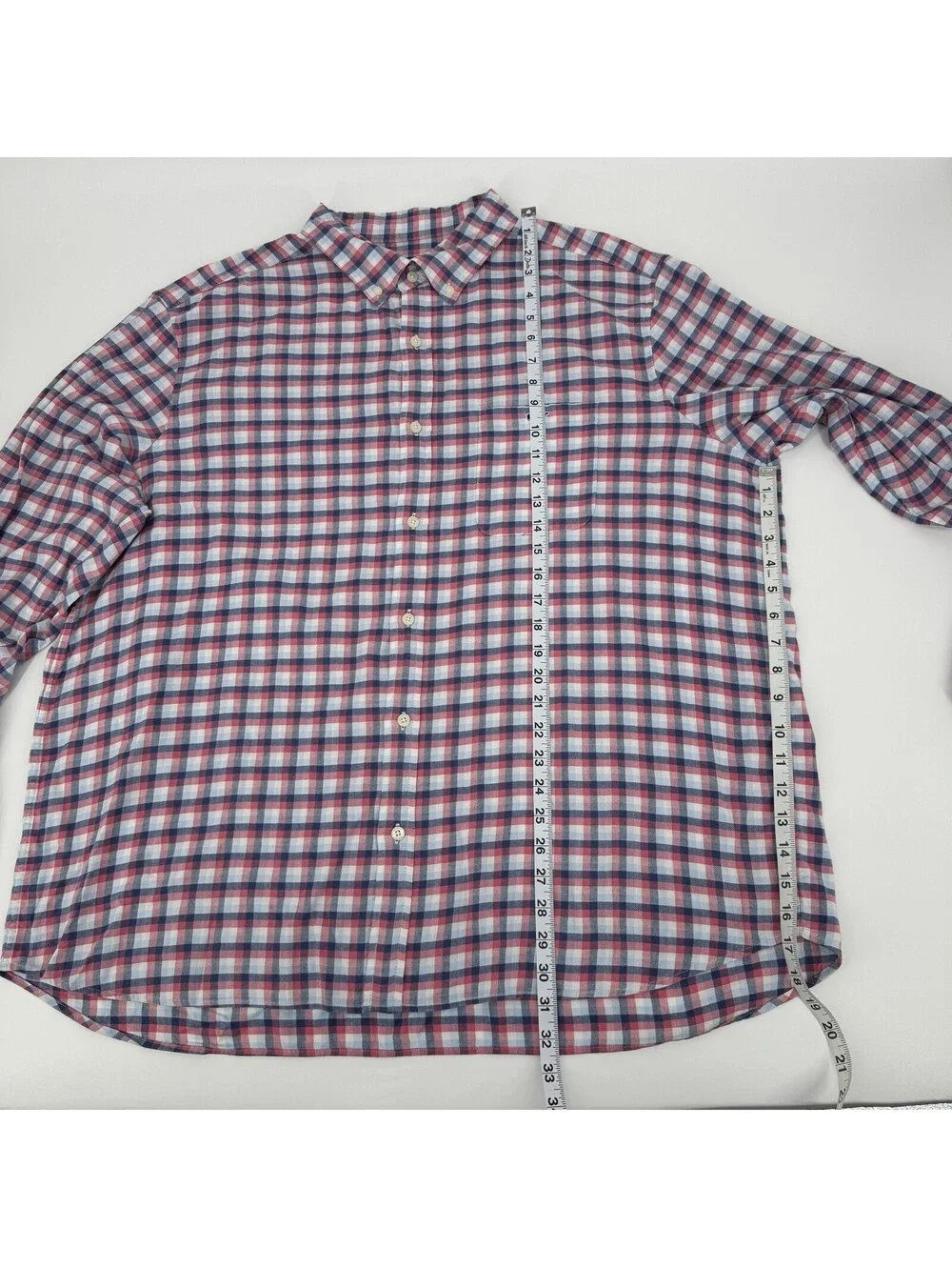 Vineyard Vines Performance Classic Fit Long Sleeve Plaid Shirt Men’s Size XXL